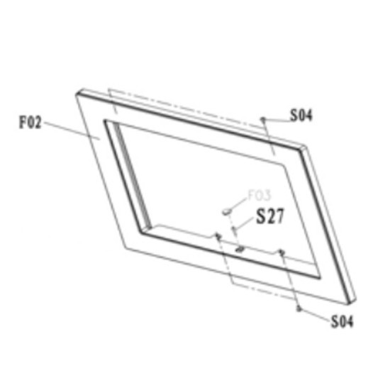 Cadre Habillage (repère f02) CU004765