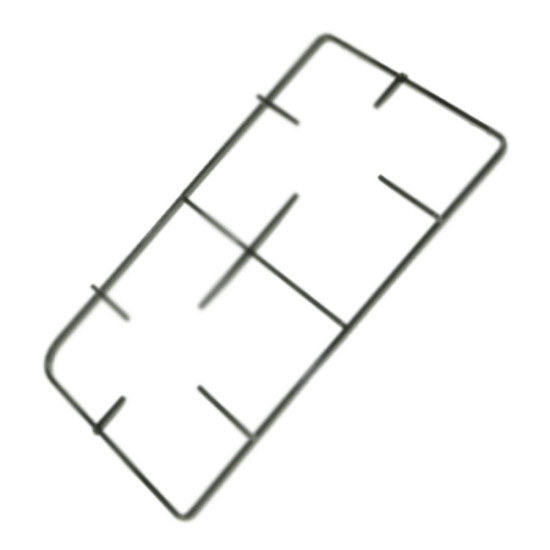 Grille brûleur droite 519110036