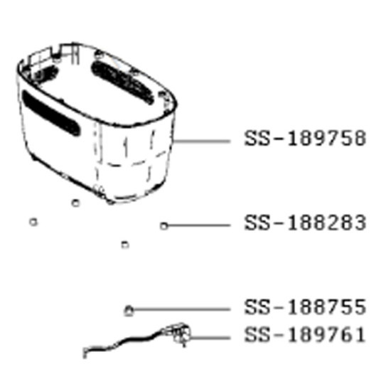 Cordon d'alimentation (repère SS-189761) SS-189761