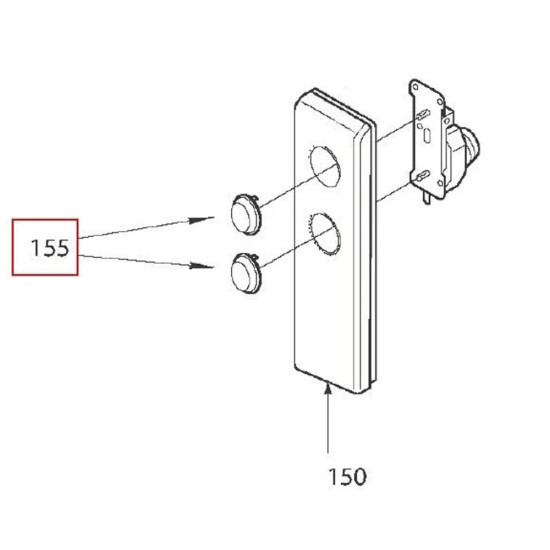 Bouton de commande AS0058896