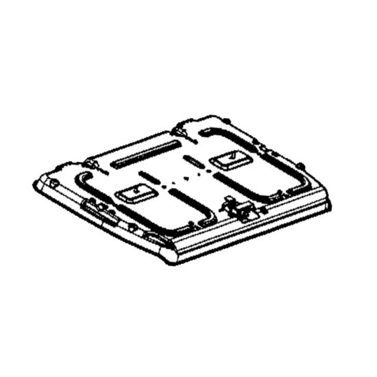 Réflecteur supérieur + verrou TS-01041640