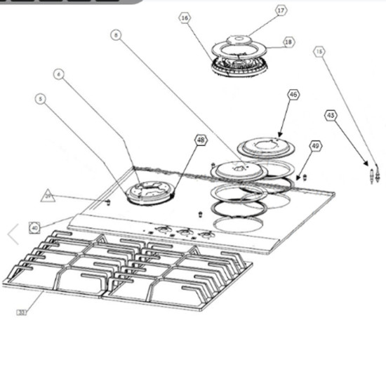 Bougie Wok (repère 43) CU000857