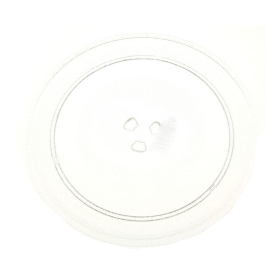 Plateau tournant verre diametre 245 mm 9178005328