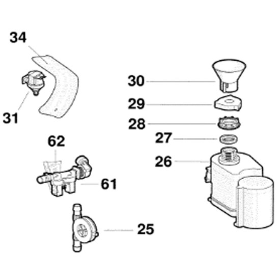 Protection électrovalve (repère 34) C00094160