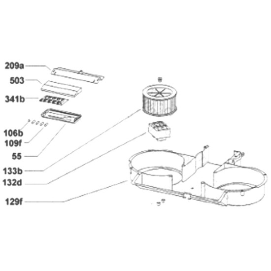 Boite de commandes (repère 55) 91943466