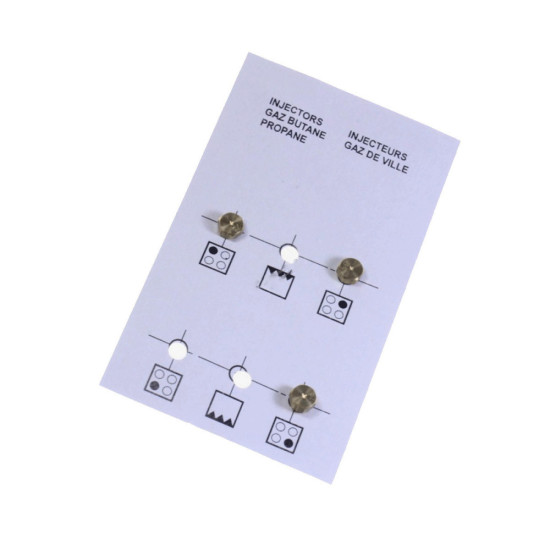 Jeu injecteurs butane 4431900099