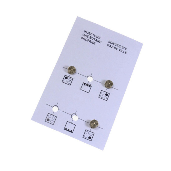 Jeu injecteurs butane 4431900099