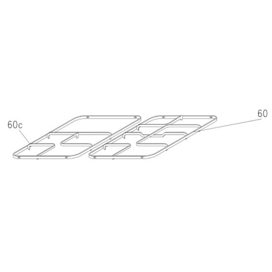 Grille (repère 60c) 93758662