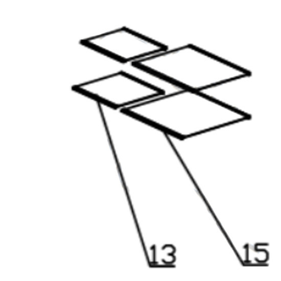 Clayette Verre (repère 15) FR007159