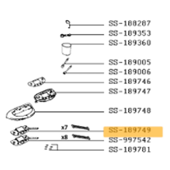Carte électronique de commande (repère SS-189749) SS-189749