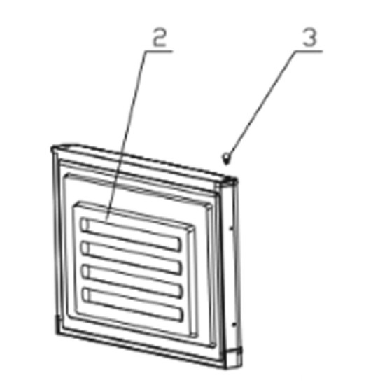 Porte Freezer Silver (repère 2) FR001725
