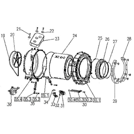 Amortisseurs (repère 35.03) 11945