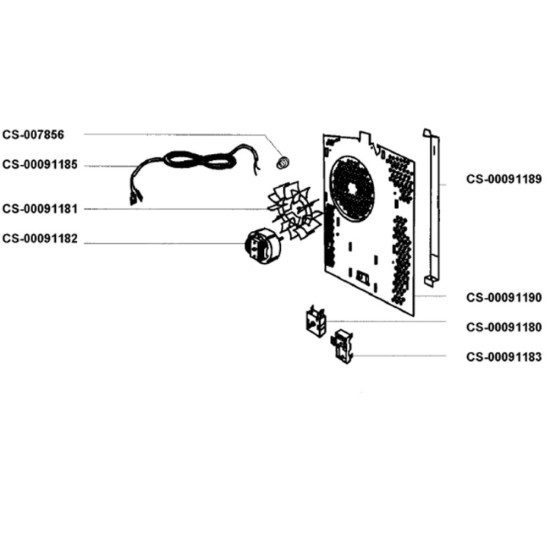 Commutateur (repère CS-00091180) CS-00091180