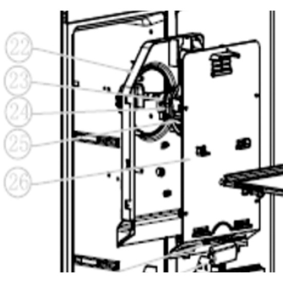 Ventilateur Freezer (repère 28) FR000948