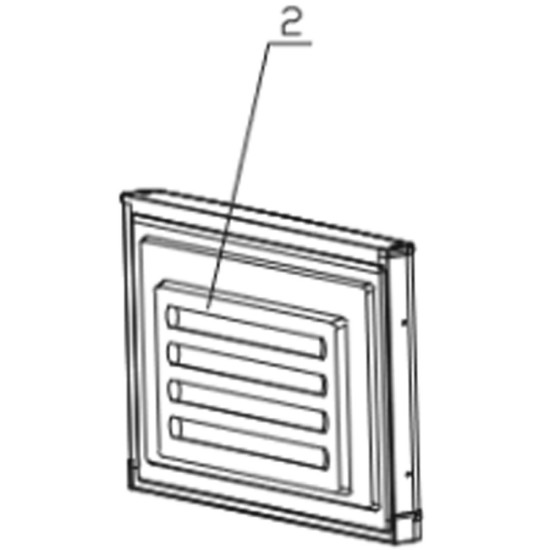 Porte Freezer Noir FR001749