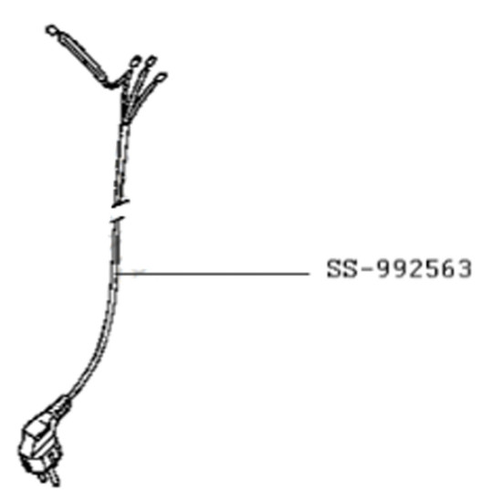Cordon d'alimentation (repère SS-992563) SS-992563