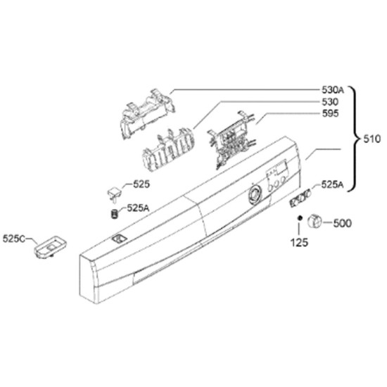 Poignée (repère 530a) 140002463010