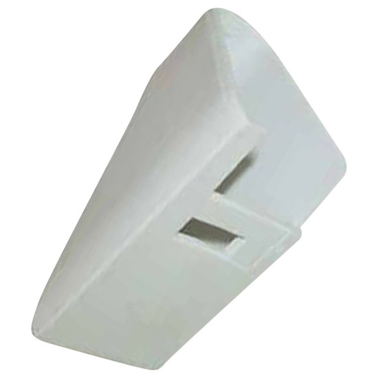 Embout de poignee gauche blanc 7422537