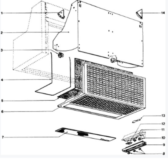 Grille de filtre C00126807