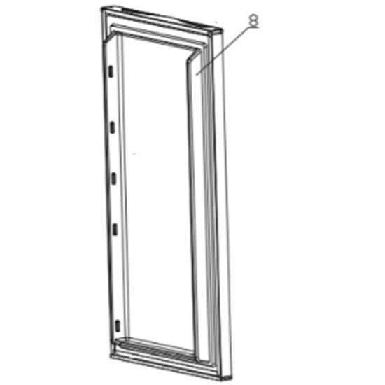 Porte Ref Rouge FR001703
