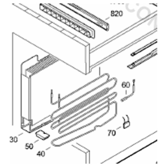 Evaporateur refrig. version spec. (repère 30) 5944691