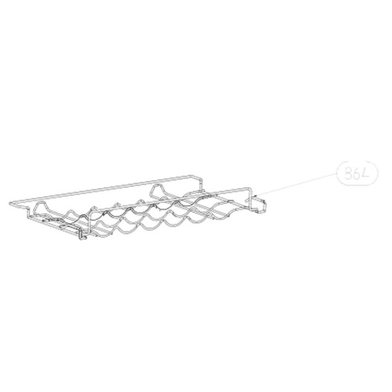 Clayette fils inox (repère 864) 5739550100