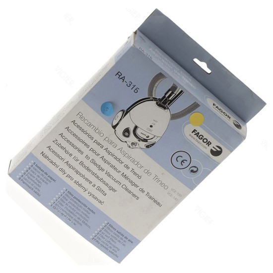 Boite de 5 sacs + 1 filtre moteur + 2 sortie d'air 95X8227