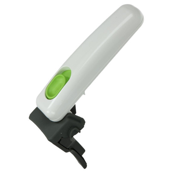 Poignée blanche + bouton vert + vis SS-992252, SS-1530001387