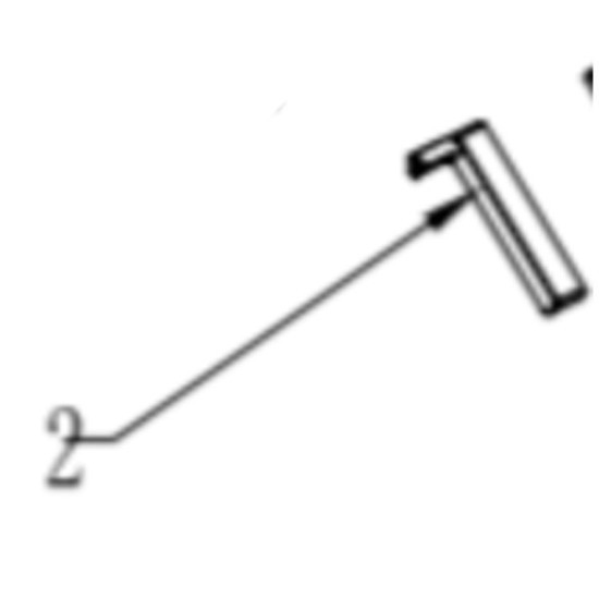 Support Verre Gauche CU004857