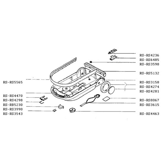Roue (repère RS-RS4274) RS-RS4274