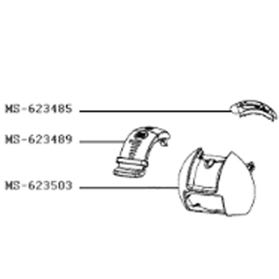 Guide/manette (repère MS-623485) MS-623485