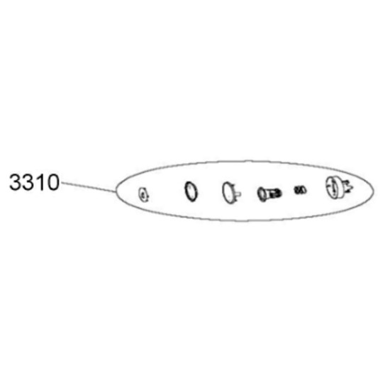 Bouton (repère 3310) 482000018891