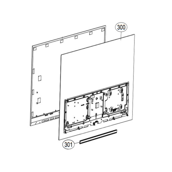 Raccord pied repère 301 MJH65113601