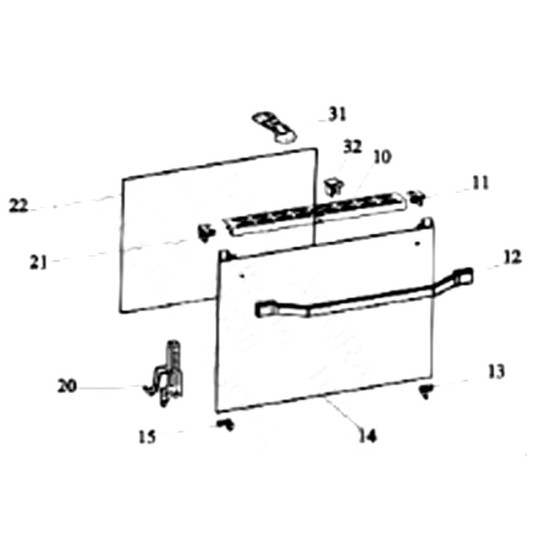 Ressort de fixation (repère 13) C00058383