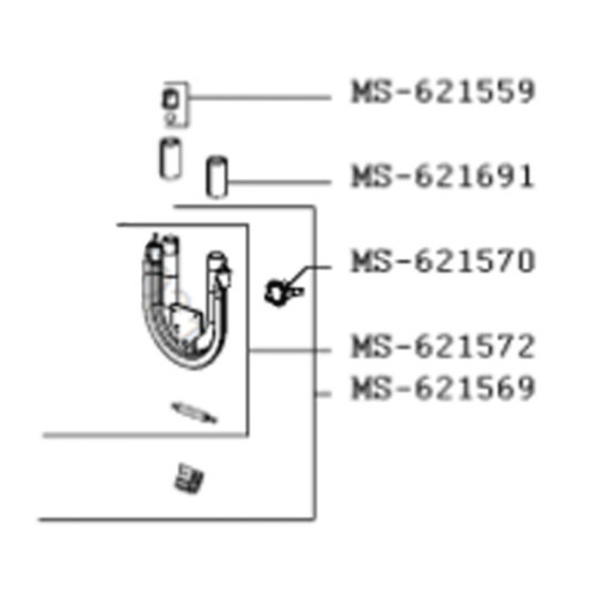 Resistance 1100w + fusible (repère MS-621572) MS-621572