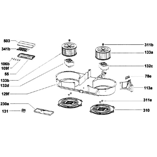 Moteur droit (repère 132c) 91943515