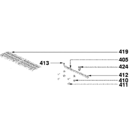 Roulette droit supérieur  (repère 424) 32X1382