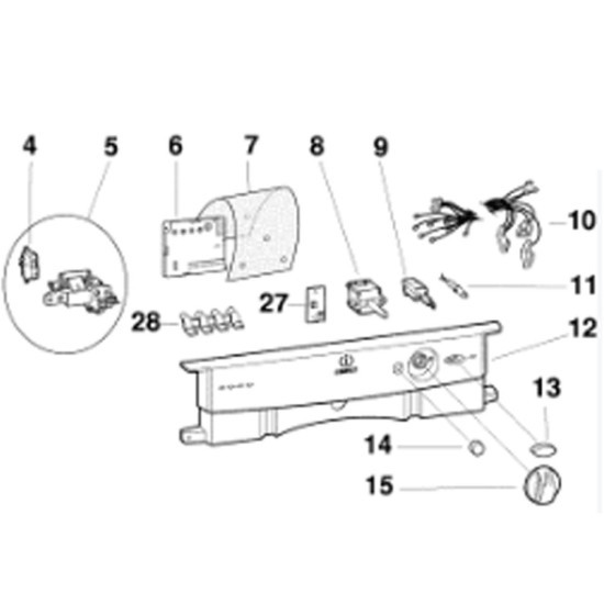 Lampe témoin rouge (repère 11) C00096881