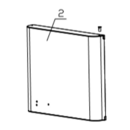 Porte Freezer Rouge FR001687