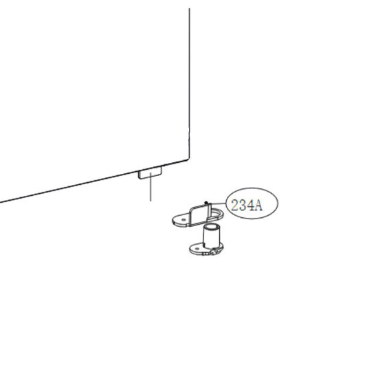 Arrêt porte repère 234A MJB62730501
