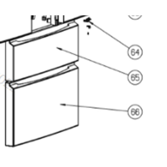 Porte Freezer Sup (repère 65) FR001766