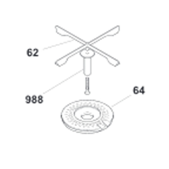 Diffuseur (repère 988) 42804611