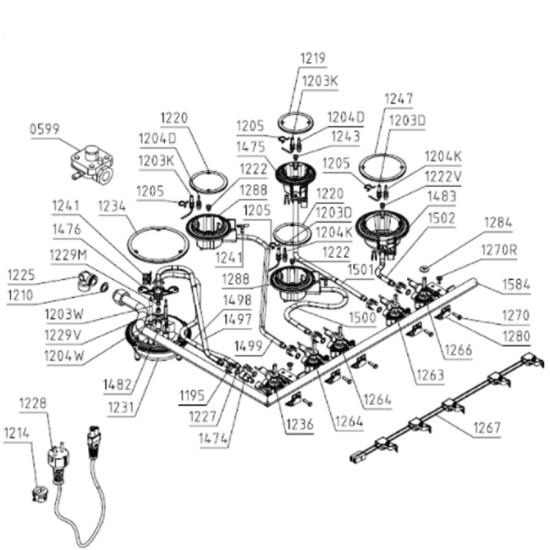 Bougie (repère 1203w) 456825