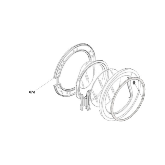 Cadre intérieur hublot repère 67d 41044241