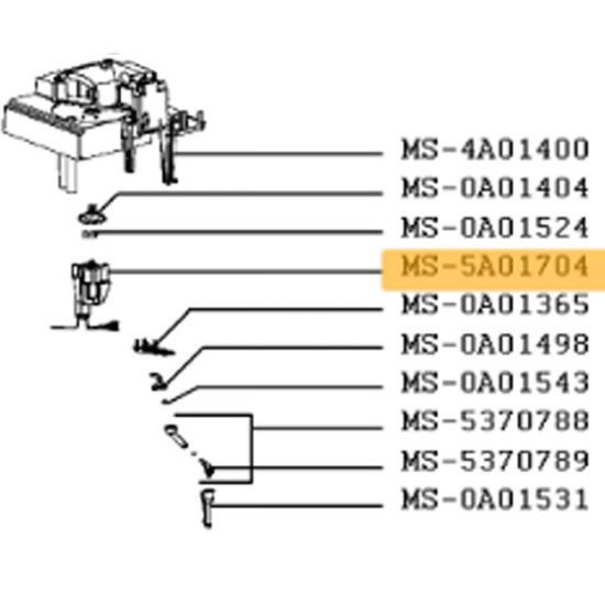 Moteur (repère MS-5A01704) MS-5A01704