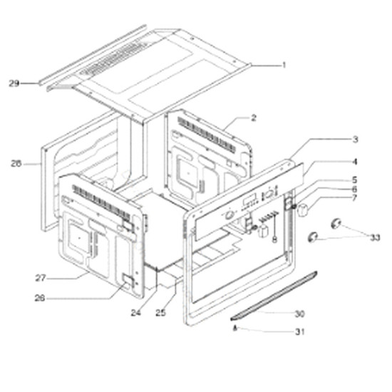 Déflecteur socle (repère 24) C00138841