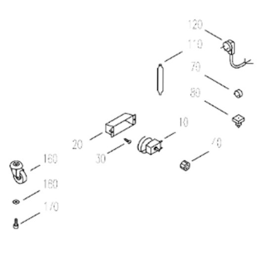 Charniere d. couvercle flip-flap gte 7422534