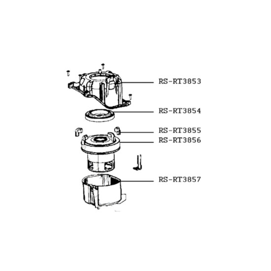 Moteur (repère  RS-RT3856) RS-RT3856
