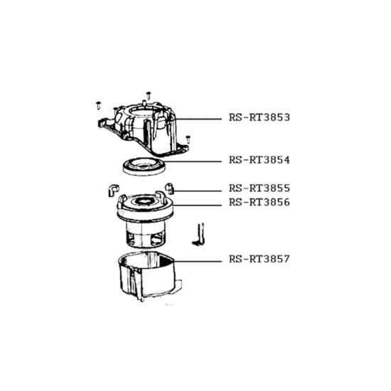 Moteur (repère  RS-RT3856) RS-RT3856