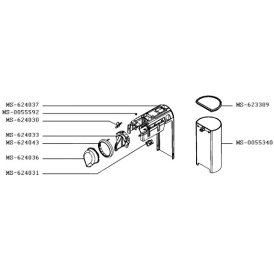 Enjoliveur de buse (repère MS-624036) MS-624036